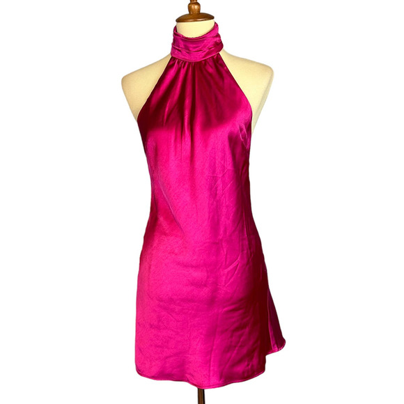 Lovers + Friends Pink Halter Mini Dress - Picture 4 of 11
